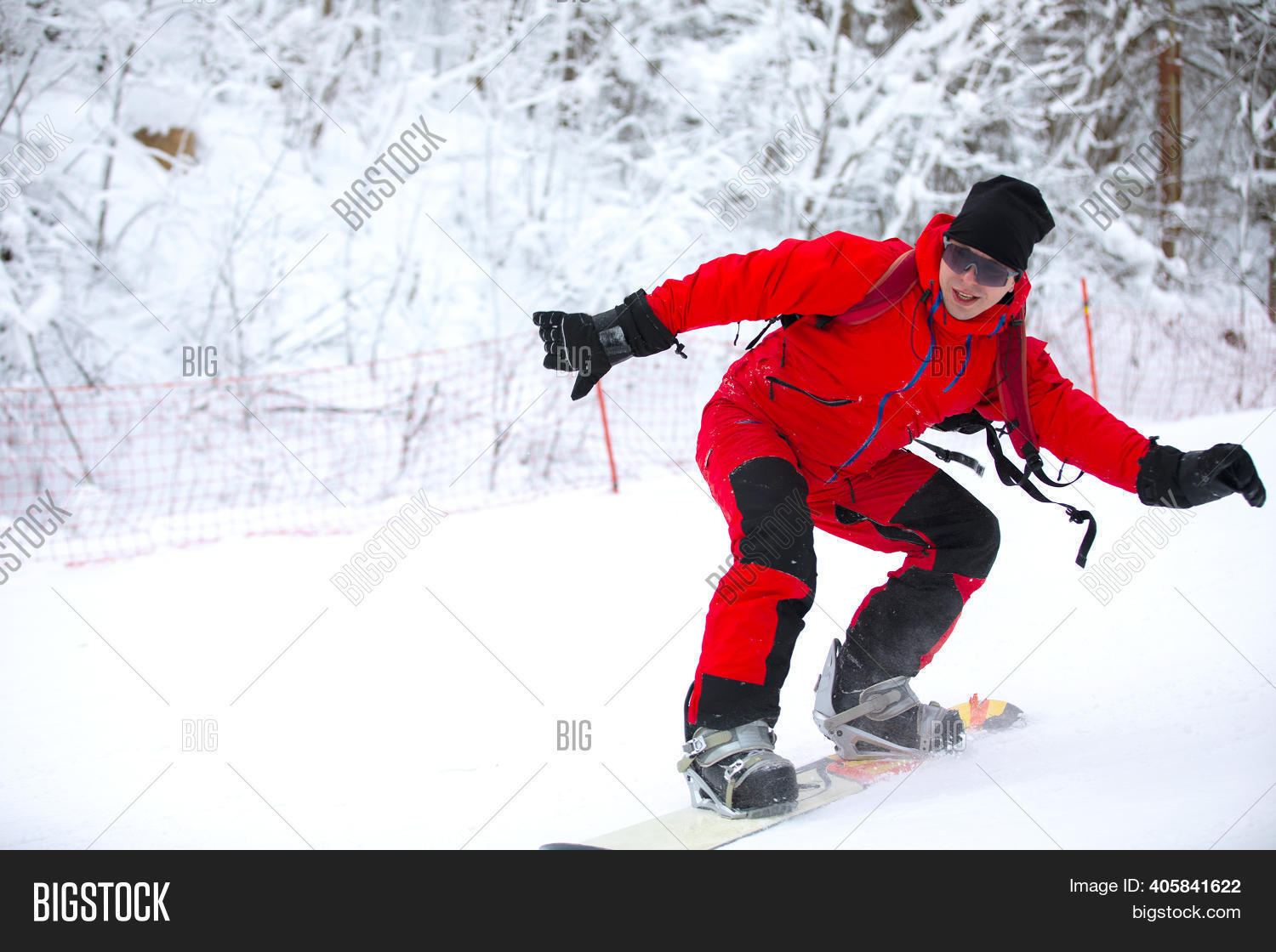 Snowboard Rider Riding Image & Photo (Free Trial) Bigstock