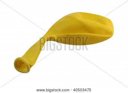 Ballon jaune verticale