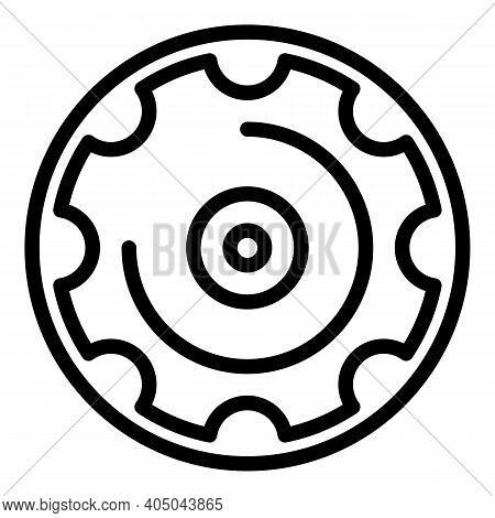Manhole Tool Icon. Outline Manhole Tool Vector Icon For Web Design Isolated On White Background