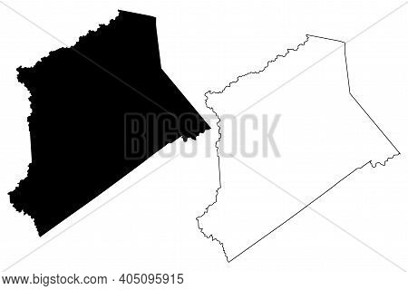 Gilmer County, State Of West Virginia (u.s. County, United States Of America, Usa, U.s., Us) Map Vec
