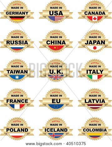 与不同的国家