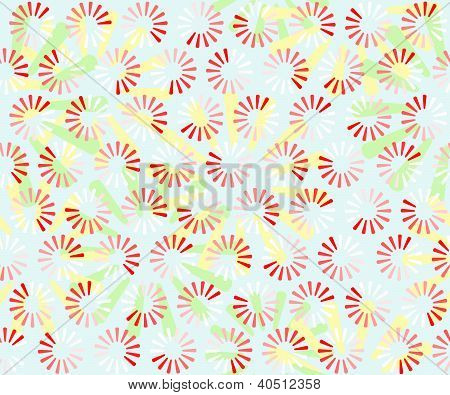 Patrones de Flor abstracta sin fisuras