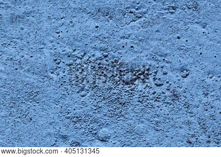 Concrete Blue Wall Texture. The Abstract Blue Background.bluesea Exposed Concrete Wall Texture
