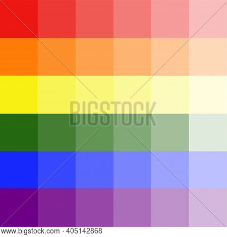 Abstract Vector Background With The Image Of Colored Squares