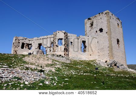 Castello rovina, Teba, Andalusia, Spagna.