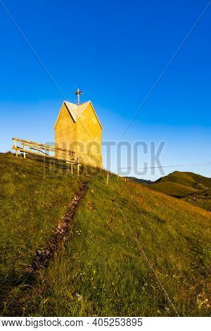 summer landscape near Monte Grappa, Northern Italy