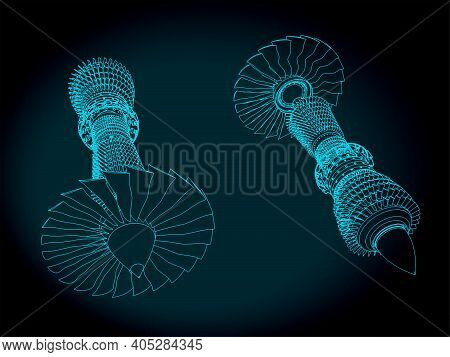 Turbofan Compressor Drawings