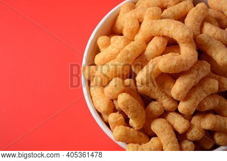 Israeli Famous Snack Bamba - Made Of Peanut Butter. Peanut Flips Or Peanut Puffs
