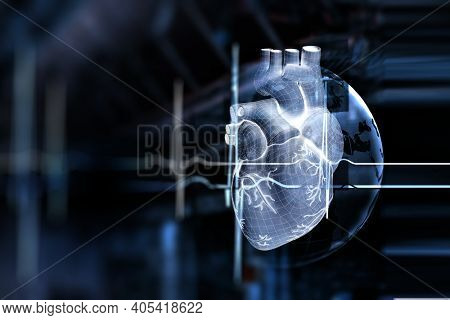 Moderm medicine. Cardiology . Mixed media