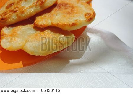 Mouth-watering Fried Tortillas Made From Flour And Water For Breakfa