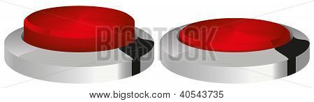 chrome button vector