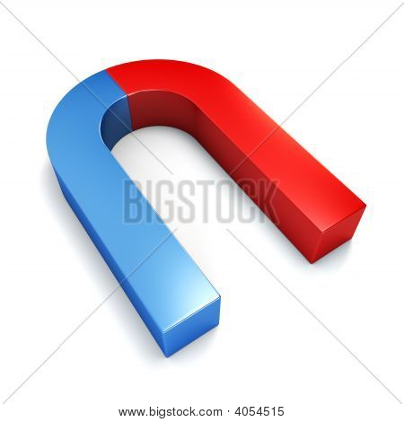 Isolati due-colorato Magnet