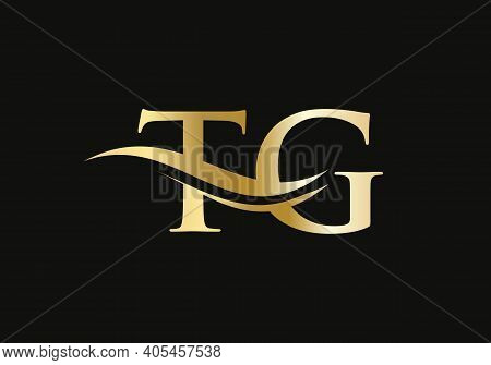 Tg Letter Type Logo Design Vector Template. Abstract Letter Tg Logo Design With Modern Trendy