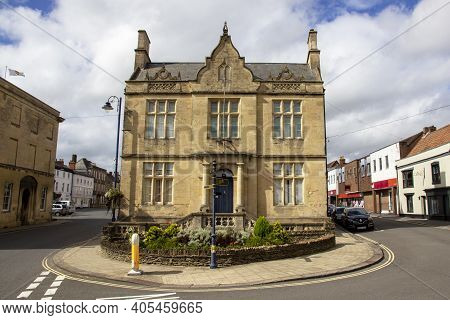 Devizes, Wiltshire, Uk, August 25 2020. Historic Architecture In Devizes, England, United Kingdom, A