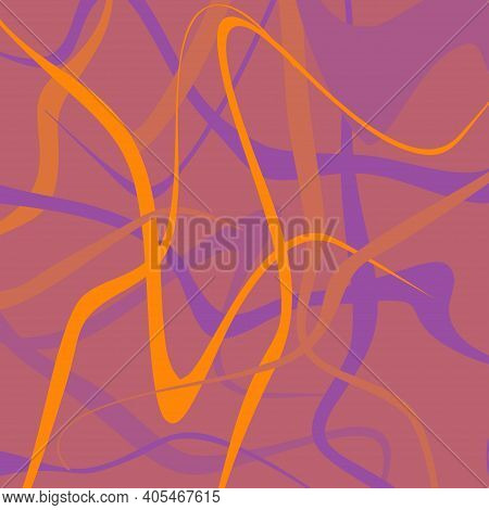 Abstract String Plexus Background, 
Pattern With Chaotic Lines. 
Vector Illustration For Web Page, P