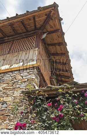 Village Of Kovachevitsa With Nineteenth Century Houses, Bulgaria