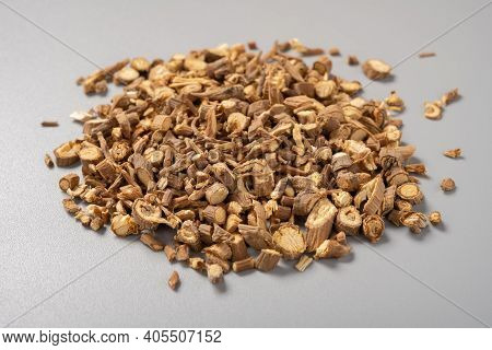 Side View Chaihu Or Bupleuri Radix Or Chinese Thorawax Root