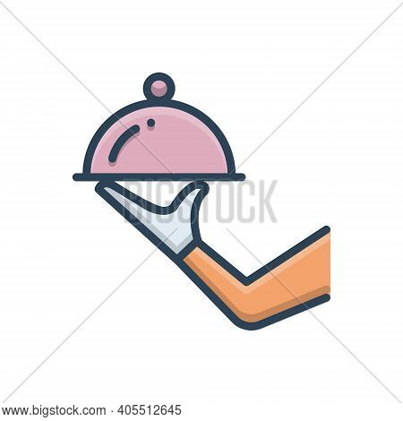 Color Illustration Icon For Ready Made Readymade Service