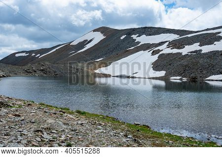 Lonely Laghetto Di Fedaria - A Hidden Alpine Lake At The Swiss - Italian Border