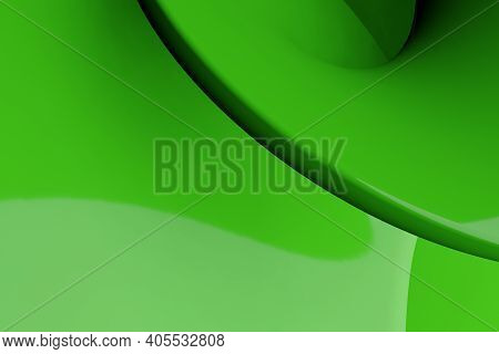 Abstract Computer Generated 3d Distorted Shape Black And White Grayscale