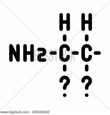 Search Formula Of Vaccine Line Icon Vector Illustration