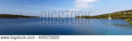 Sea Coast Of Mljet Island In Croatia