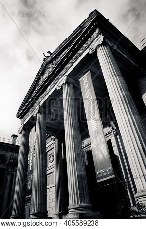 Oxford, Uk - October 25. The Ashmolean Museum Of Art And Archaeology October 25, 2014. The Present B