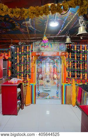 Jaisalmer, Rajasthan, India - 15th October 2019 : Famous Goddess Tanot At Tanot Mata Mandir At India