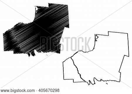 Oswego County, New York State (u.s. County, United States Of America, Usa, U.s., Us) Map Vector Illu