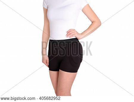 Hip Brace With Two Cushion Pads. Bandage Protector On The Hip Joint. Medical Compression Underwear F