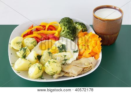 velsmagende vegetariske måltid til aftensmad eller frokost