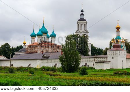 Vvedensky Tolga Convent In Yaroslavl, Russia. Golden Ring Of Russia