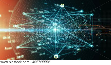 Abstract Technology Background. Modern Technology Background Design Concept. Modern Futuristic Techn