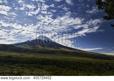 Cotopaxi Is An Active Volcano In The Andes Mountains, In The Latacunga Canton Of Cotopaxi Province, 