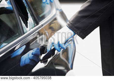 Forensics In Case Of Car Burglary, Collecting Evidence Of A Crime