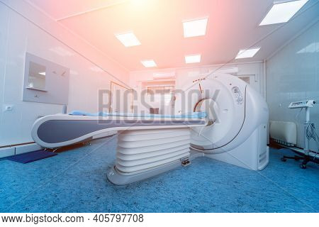 Computer Tomography Diagnostics In Modern Medical Center