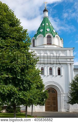Gate Church Of Chrysanthus And Daria In Holy Trinity Ipatiev Monastery. Ipatiev Monastery In The Wes