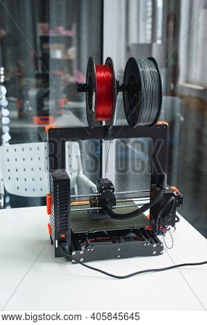 3d Printer Close Up, 3d Print Concept