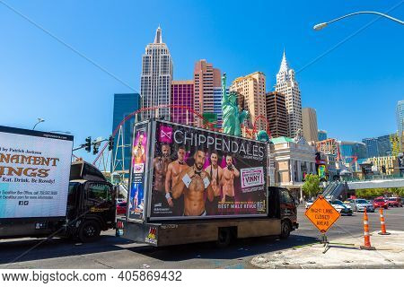 Las Vegas, Usa - March 29, 2020: New York Hotel And Casino In Las Vegas, Nevada, Usa