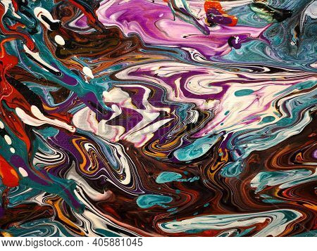 Fliud Art Abstract Trendy Colorful Background, Fashion Wall Paper. Alcohol Ink. Epoxy Resin.marbleiz