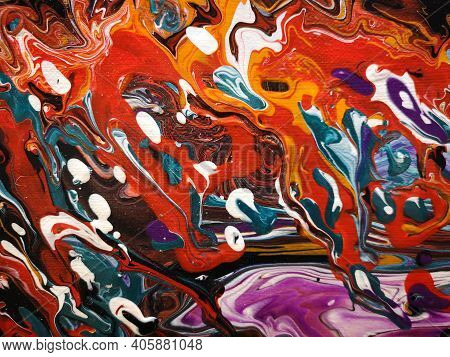 Fliud Art Abstract Trendy Colorful Background, Fashion Wall Paper. Alcohol Ink. Epoxy Resin.marbleiz