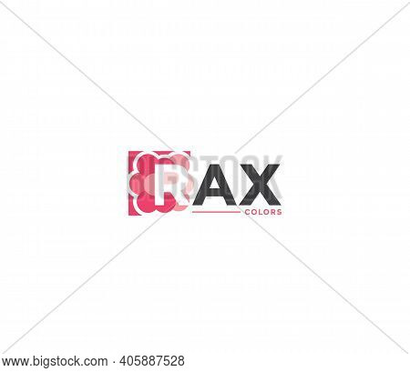 Rax Colors Company Business Modern Name Concept