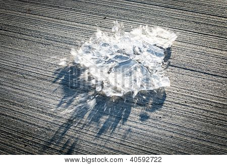 Zerschlagung der Eisschild