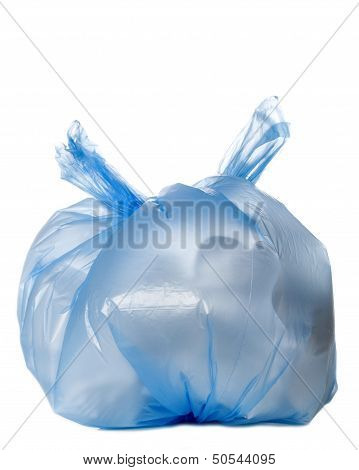 Blue Garbage Bag