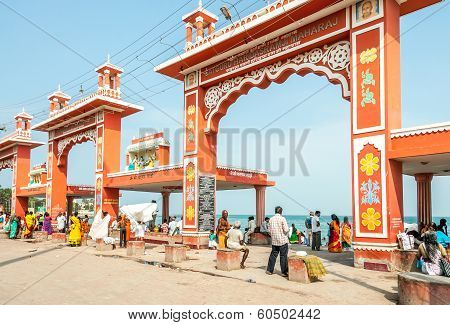 ...rameshwaram Beach Gate