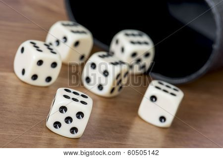 Casino Dices On The Table