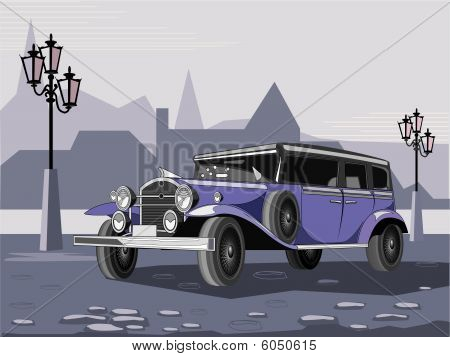Viola auto retrò