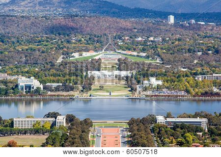 Parliament House in Canberra