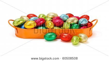 Colorful Chocolate Eggs