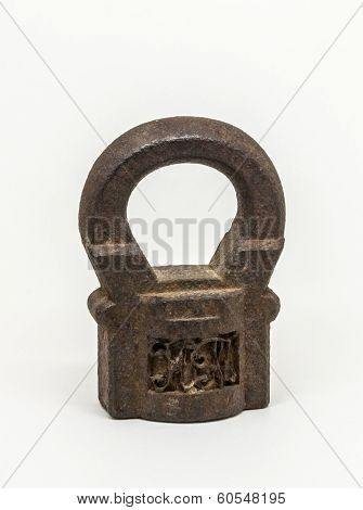 An ancient lock.